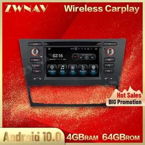 4G+64GB Android 10.0 Screen Car Multimedia Player For BMW E91 E92 E93 2005-2019 GPS NAVIGATIONAuto Audio Radio Stereo Head Unit