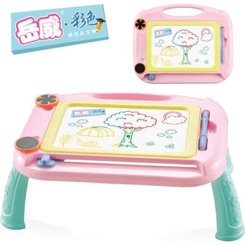 Magnetic color drawing board desk baby graffiti drawing desk writing board puzzle early learning enlightenment toys