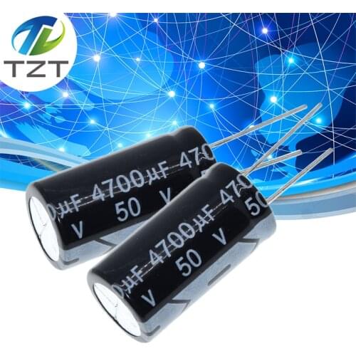 2PCS 50v4700uf 4700uf50v 18*35 50v 4700uf 18x35 Electro Electrolytic capacitor