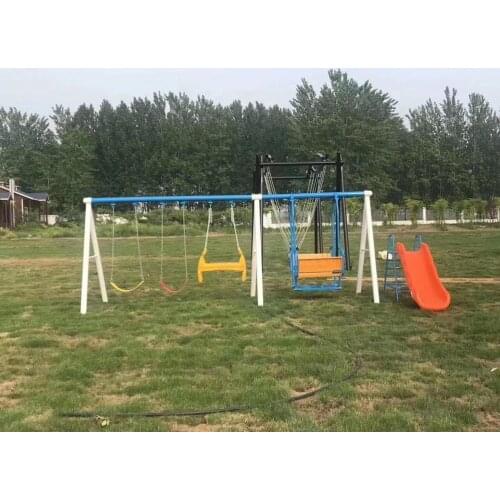 Outdoor baby swing chair playground childrens plastic slide garden toys seat kids monkey bars set children child swing nest Q82