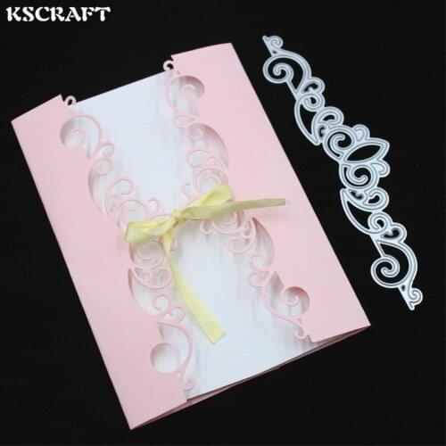 KSCRAFT Lace Edge Metal Cutting Dies Stencils for DIY Scrapbooking/photo album Decorative Embossing DIY Paper Cards