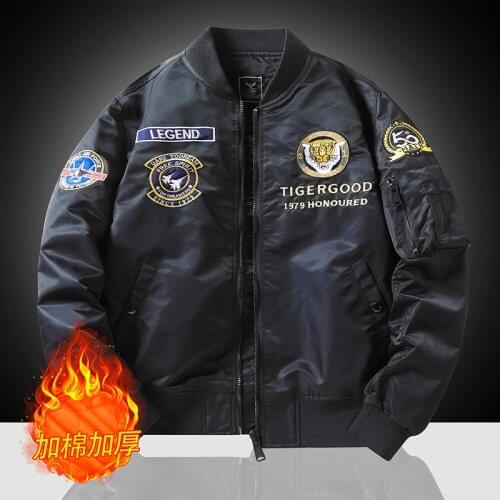 Elena Store Hip Hop Baseball Jackets Streetwear Military Jacket Mens Brand Slim Outerwear Casual Tiger Embroidery Bomber Coats