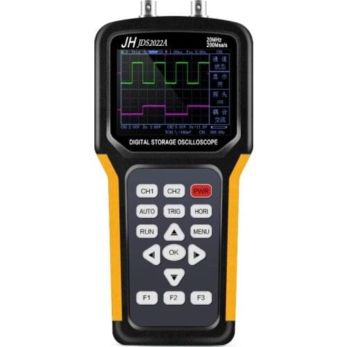 Jinhan JDS2022A Multimeter Oscilloscope Digital Storage Oscilloscope 2 Channels 20MHz 200M Sa/s diy kit osciloscopio