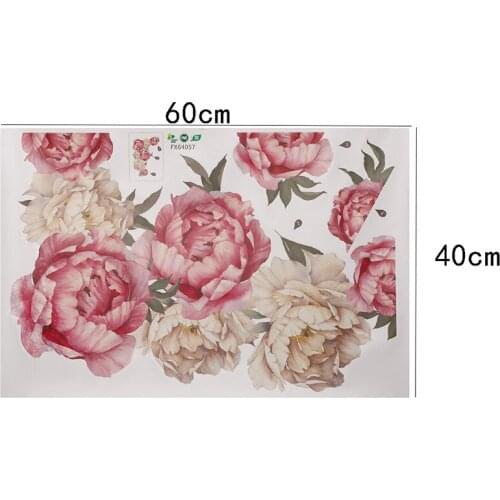 Wallpaper Custom 3D Photo Mural Hand Painted Black White Rose Peony Flower Wall Mural Living Room Home Decor Painting Wall Paper