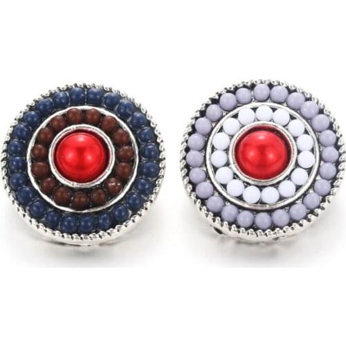 2018 New Snap Button For Women Fit DIY 18mm Snap Jewelry Snaps Buttons Bracelet Jewelry For Women 061105