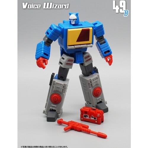 New Arrival MFT MF49B MF-49B G1 Transformation Action Figure 12CM ABS Blaster Mini Tape Magic Sound Toy Model Deformation Car