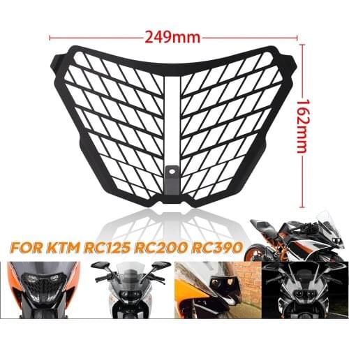 New motorcycle accessories headlamp grille protection cover cover for KTM RC125/ 200/ 390 /2015 2016 2017 2018