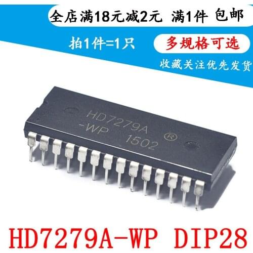 New Direct Plug-in HD7279A-WP HD7279A DIP-28 LED Driver Chip