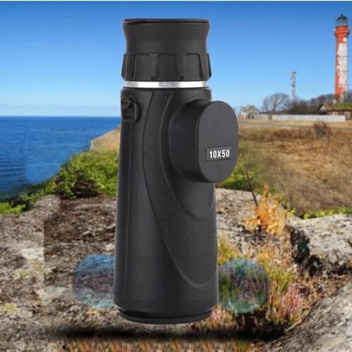 New Waterproof Monoculars High-quality 10x50 Large Eyepiece High-power High-definition Telescope Portable Outdoor Telescope