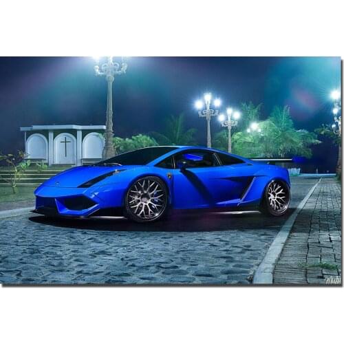 Lambo Gallardo Super Car Poster Canvas Paintings for Living Room HD Printed Wall Art Vehicle Pictures Home Decoration
