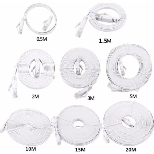 Ethernet Cable Cat6 Lan Cable UTP CAT 6 RJ 45 Network Cable 10m/15m/20m Patch Cord for Laptop Router RJ45 Network Cable