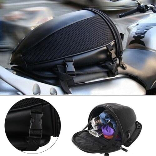 Motorcycle Tail Bag Motorcycle Saddlebag Tool Bag Mounting Strap Round Storage Bag High Quality Large Capacity Waterproof