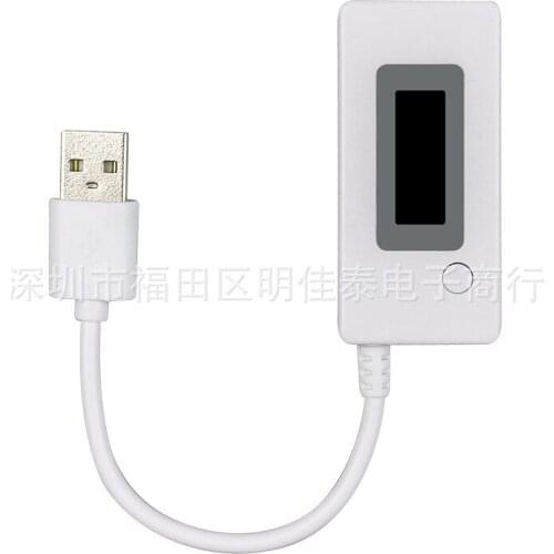 KCX-017 LCD Screen Mini Creative Phone USB Tester Portable Doctor Current Voltage Meter Mobile Power Charger Detector