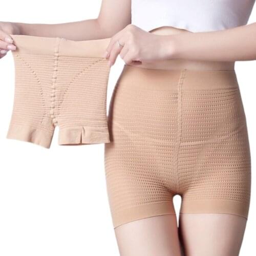 2020 Women Sexy Mini Stretch Safety Pants Seamless Shapewear Underpants Solid Color High Waist Under Dress Slip Pants