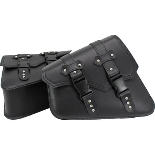 1 Pair Motorcycle Saddlebags Side Tool Bag Luggage Storage Saddle Hanging Bag Pouch Triangle Bag Clean