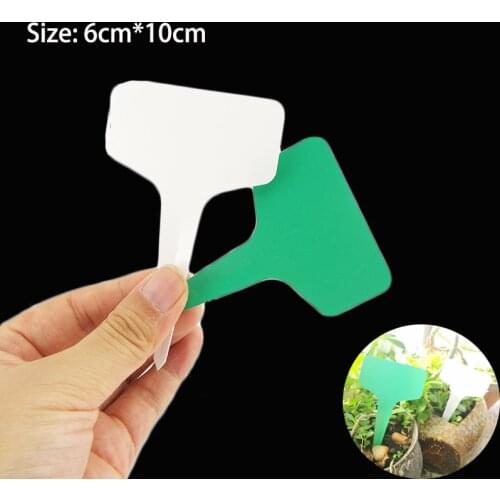 50/100pcs Garden Flowers Potted Plastic Label Plant Nursery Herbs Signs Prompt Card Tag Identification Tools Decorations