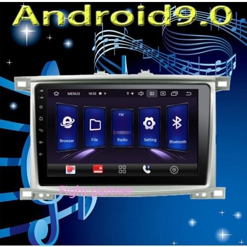 2.5D+IPS Android 9.0 Car multimedia DVD player Radio for Toyota Land cruiser 100 LC 100 car radio GPS Navigation RDS BT