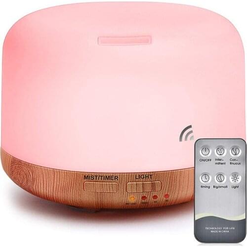 300ml Essential Oil Air Mist Diffuser Quiet Aroma Essential Oil Diffuser with Adjustable Cool Mist Humidifier Mode Waterless