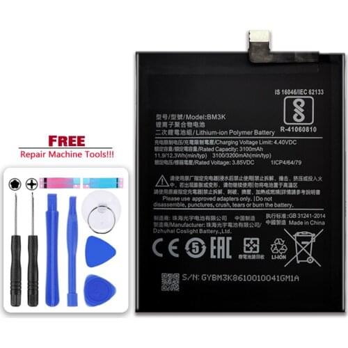 3200mAh for xiao mi BM3K Battery For Xiaomi Mi Mix 3 Mix3 Bateria + Free tool