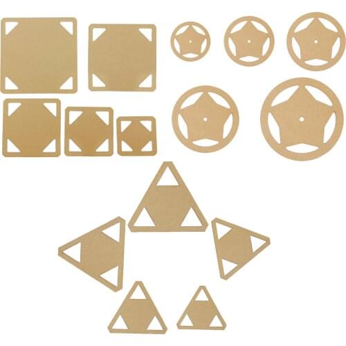 Acrylic Template 5 Pcs Quilting Template Multiple Acrylic Quilt Stencil Template DIY Tool for Quilting Sewing Accessories