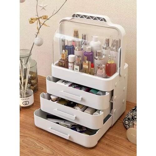 Storage Case Desktop Drawer Sundry Makeup Organizer Cosmetic Box Jewelry Nail Polish Storage Box Container Lipstick Holder