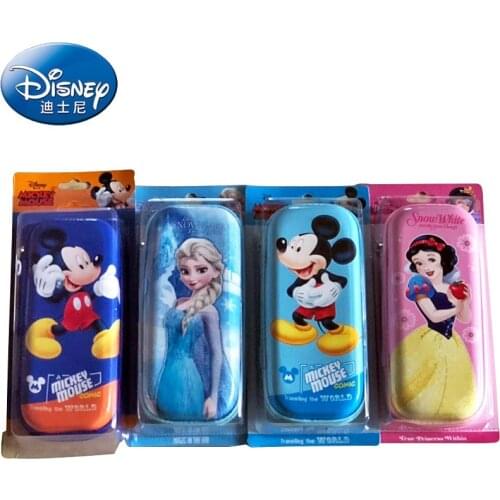 Disney Mickey Minnie Pen Case Princess Elsa Snow White Pencil Bag 3D School Stationery Christmas Gifts for Kids 11/11