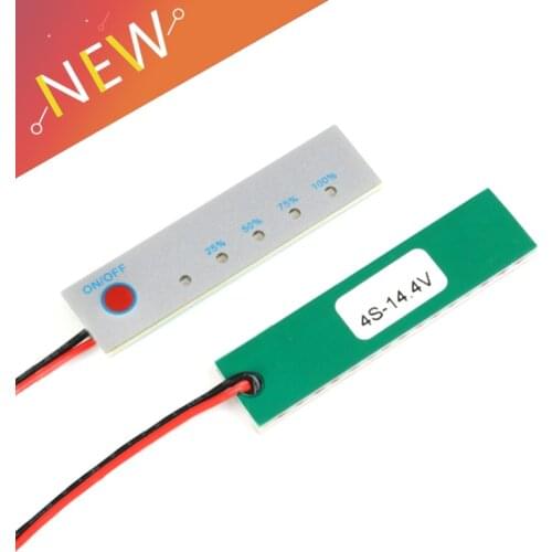 4S Lithium Battery Capacity Indicator 14.4V Battery Power Display Board Tester Li-po Li-ion Pack 18650 LCD Charge discharge