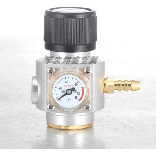 Soda stream CO2 Mini Gas Regulator CO2 Charger Kit 0-90 PSI corny cornelius keg charger for European Soda Beer Kegerator