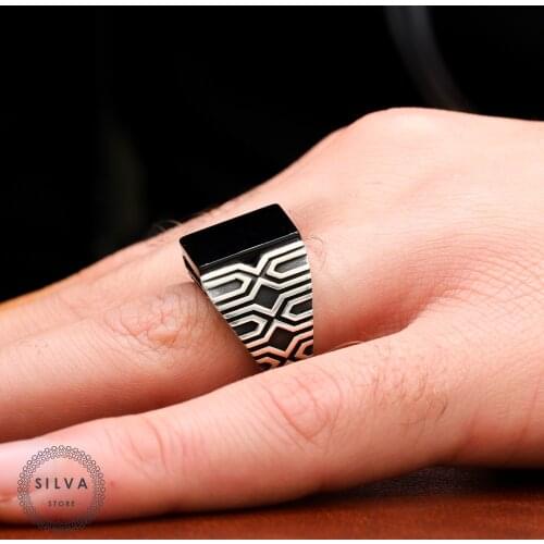 Agate Aqeeq 925 Silver Mens ring. Mens Jewelry Stamped With Silver Stamp 925 All Sizes Are Available