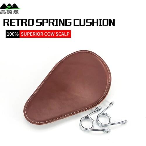 General motorcycle retro cushion cruise Prince spring leather cushion single seat bag