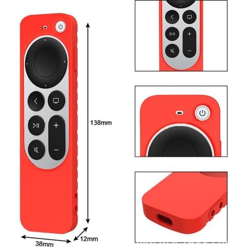 Stripe All Inclusive Case Silicone Protective Sleeve for TV 4K Remote Controller 2021