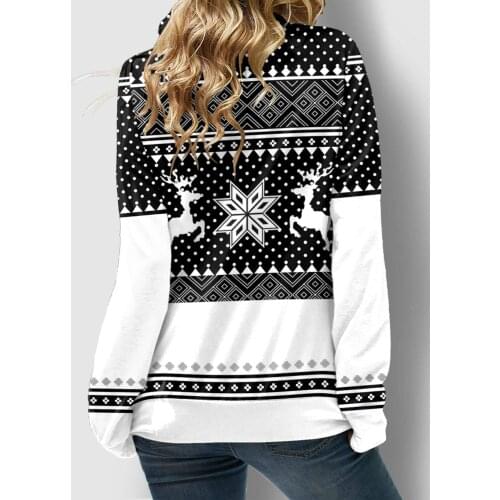 Pull-Over En Molleton A Col Roulé Pour Femme, Saison Age, Fille, Impression D'épissure, Col De Tortue, Top, Ficelle De Dessin, t