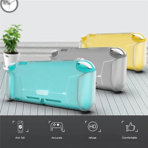 TPU Transparent Protective Case for Nintend Switch Lite Game Console Anti-collision Matte Back Cover Case Housing Shell Sleeve