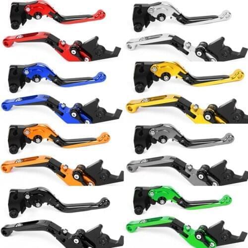 SMOK Motorcycle Accessories Brake Levers For MOTO GUZZI Breva 850/1200 2006-2009 8 Colors CNC Aluminum alloy Foldable Extendable