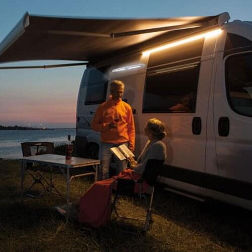 LED RV Awning Light Waterproof Marine Caravan Camper Exterior Porch Camping Lamp Suitable for Use of 12v Models Such as RV Yacht