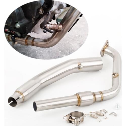 Motorcycle exhaust system For Yamaha YZF MT15 exhaust 2020-2021 Modified Front pipe MT-15 Link Pipe R15 V3 exhaust muffler
