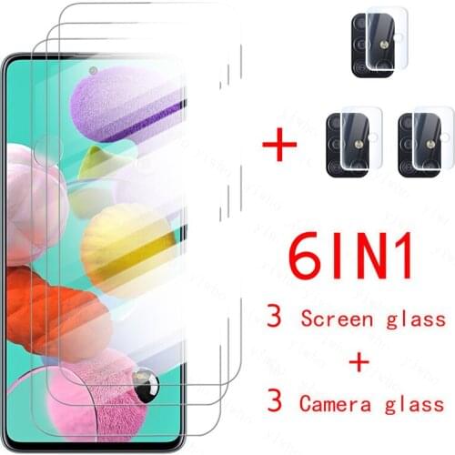 Protective Glass for Samsung A51 Screen Protector Glass For Samsung Galaxy A71 Camera Lens Film On Sunsung A31 Tempered Glas