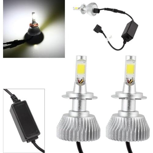2pcs/lot 30W 2200LM H7 6000K LED Light Headlight Car Hi/Lo Beam Bulb Kit 6000k White Car Headlight Bulbs Car Light Bulbs