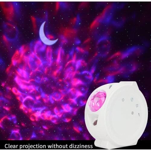 6 Colors Romantic Starry Sky Projector Star Night Light Projection Lights 360 Degree Rotation Night Lighting Lamp For Children