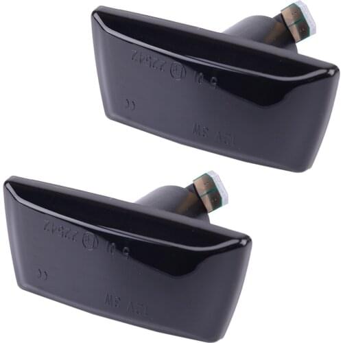 2pcs Car Side Indicators Repeaters Light fit for Astra Adam Insignia Corsa 1713423 1713417 1713418 13497989 13252455 13193574