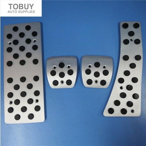 TTCR-II Car Accessory For Honda CIVIC 2006-2009 Accelerator Gas Brake Aluminium Manual Pedals Pad, Foot Rest Pedals Plate Cover