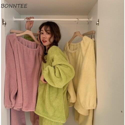 Женские зимние пижамы BONNTEE China At AliExpress