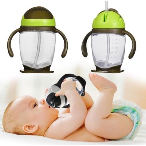 Newborn Baby Feeding Bottles Cups for Kids Water Milk Bottle Soft Mouth Duckbill Sippy Baby Feeding Bottle Infant Training