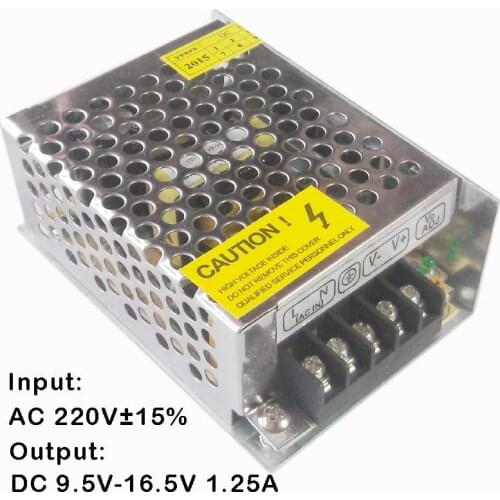 DC 9.5V-16.5V power supply adjustable smoothly laboratory power supply