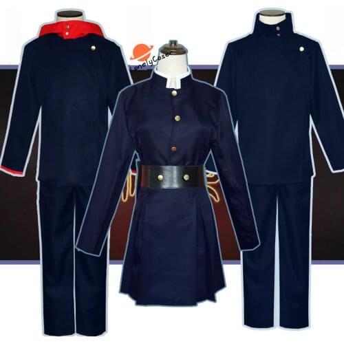 Anime Jujutsu Kaisen Cosplay Costume Kugisaki Nobara Yuji Itadori Top Pants Dress Halloween Christmas Party Uniform Unisex