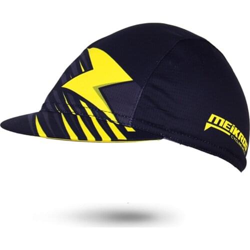 Meikroo Brand Breathable Quick Dry Unisex Cycling Caps Printting Anti-sweat Road Bike Hats Racing Caps Bicycle Cap Headwear
