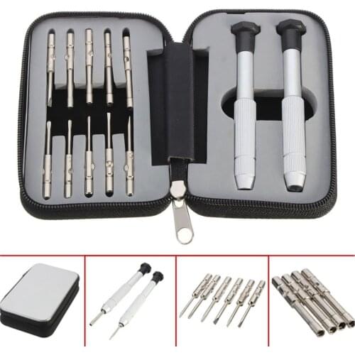 Glasses Precision Screwdriver Kit Watch Jewelry Eyeglasses Repairing Tool Portable High-speed Steel Screwdrivers Hand Tool Sets