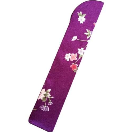 New Elegant Folding Hand Fan Bag Holder Dustproof Protector Pouch Case Cover Wedding