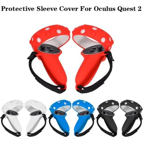 New Protective Cover For Oculus Quest 2 VR Touch Controller Silicone Cover Skin Handle Grip For Oculus Quest 2 VR Accessories
