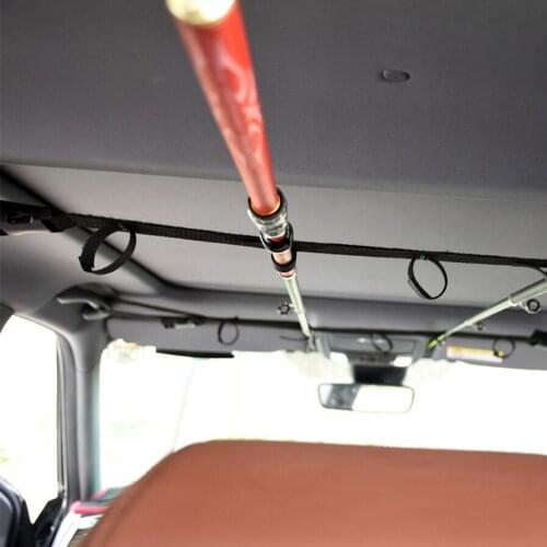 220 cm Car Trunk Organizer Strap Belt Stowing Tidying Auto Rod Carrier Holder Fishing Rod Saver Storage Car-styling